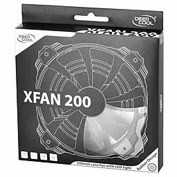 Система охолодження Deepcool XFAN 200 LED Red - мініатюра 2