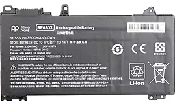 Аккумулятор для ноутбука HP RE03XL, HSTNN-0B1C / 11.55V 3500mAh / NB461509 PowerPlant Black - фото Аккумулятор для ноутбука HP RE03XL, HSTNN-0B1C / 11.55V 3500mAh / NB461509 PowerPlant Black
