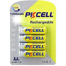Аккумулятор PKCELL Rechargeable AA / R6 1300mAh 4шт (PC/AA1300-4BR)
