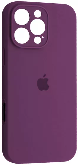Чехол Silicone Case Full Camera для Apple iPhone 16 Pro Max Purple - фото 1