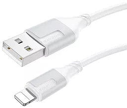 Кабель Borofone BX101 Creator USB-A - Lightning 12w 2.4a 1м cable White - миниатюра 2 Кабель Borofone BX101 Creator USB-A - Lightning 12w 2.4a 1м cable White - миниатюра 2