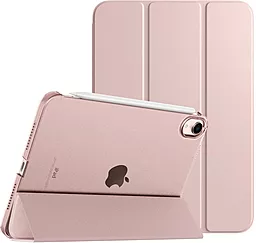 Чехол для планшета BeCover Tri Fold Soft TPU для Apple iPad Mini 7 2024 Pink (712454) - фото Чехол для планшета BeCover Tri Fold Soft TPU для Apple iPad Mini 7 2024 Pink (712454)