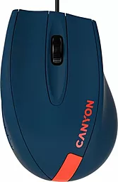 Комп'ютерна мишка Canyon CNE-CMS11BR Blue/Red USB