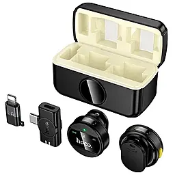 Петличный микрофон Hoco L22 Bright 2in1 - фото Петличный микрофон Hoco L22 Bright 2in1