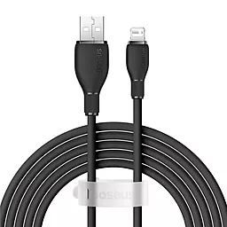 Кабель Baseus Pudding Series USB-A - Lightning 12w 2.4a 2м cable Black (P10355700111-01) - фото Кабель Baseus Pudding Series USB-A - Lightning 12w 2.4a 2м cable Black (P10355700111-01)