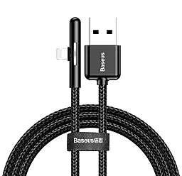 Кабель Baseus Iridescent Lamp Mobile Game USB-A - Lightning 12w 2.4a 1м cable Black (CAL7C-A01) - фото Кабель Baseus Iridescent Lamp Mobile Game USB-A - Lightning 12w 2.4a 1м cable Black (CAL7C-A01)