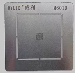 BGA трафарет (для реболлинга) WYLIE M6019 для MT6323GA - фото BGA трафарет (для реболлинга) WYLIE M6019 для MT6323GA