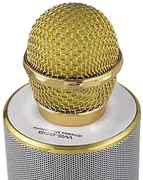 Беспроводной микрофон для караоке Wester  WS-858 Gold - миниатюра 3