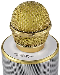 Беспроводной микрофон для караоке Wester WS-858 Gold - миниатюра 3 Беспроводной микрофон для караоке Wester WS-858 Gold - миниатюра 3