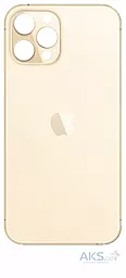Задняя крышка корпуса Apple iPhone 12 Pro Max (small hole) Original  Gold