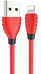 Кабель Hoco X27 Excellent USB-A - Lightning 10w 1.2м cable Red - фото Кабель Hoco X27 Excellent USB-A - Lightning 10w 1.2м cable Red