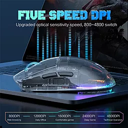 Комп'ютерна мишка Onikuma CW926 Black - мініатюра 5 Комп'ютерна мишка Onikuma CW926 Black - мініатюра 5