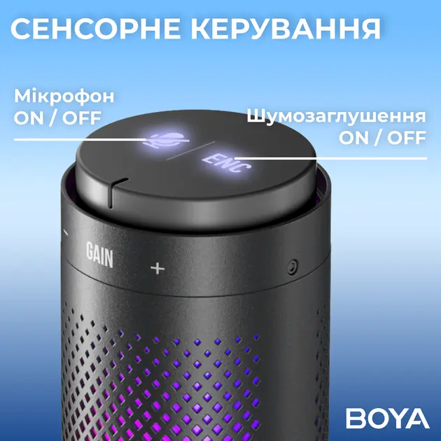 Мікрофон Boya K9 RGB Black - фото 9