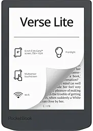 Электронная книга PocketBook 619 Verse Lite Mist Grey (PB619-T-CIS) - фото Электронная книга PocketBook 619 Verse Lite Mist Grey (PB619-T-CIS)