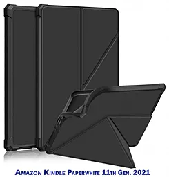 Чехол для планшета BeCover Ultra Slim Origami для Amazon Kindle Paperwhite 11th Gen. 2021 Black (707218) - фото Чехол для планшета BeCover Ultra Slim Origami для Amazon Kindle Paperwhite 11th Gen. 2021 Black (707218)