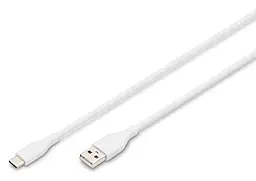 Кабель Digitus USB-A - Type-C 60w 3a 2м cable White (AK-300340-020-W) - фото Кабель Digitus USB-A - Type-C 60w 3a 2м cable White (AK-300340-020-W)