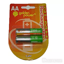 Аккумулятор Golden Power AA (R6) 2300mAh NiMH 1шт - фото Аккумулятор Golden Power AA (R6) 2300mAh NiMH 1шт
