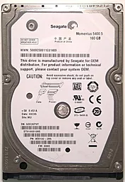 Жорсткий диск для ноутбука Seagate Momentus 5400.5 160 GB 2.5 (ST9160310AS)