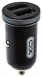 Автомобильное зарядное устройство XO CC18 2.1a 2xUSB-A ports car charger black
