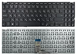 Клавіатура для ноутбуку Asus Vivobook X512D X512F X512J X512U F512D V5000D V5000J FL8700F Y5000F Y5200F без рамки Прямий Enter (X512-HC) Black