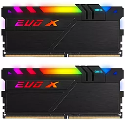Оперативна пам'ять Geil 16GB (2x8GB) DDR4 3200MHz Evo X II Black (GEXSB416GB3200C16ADC)