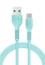 Кабель USB ACCLAB AL-CBCOLOR-T1MT 1.2M USB Type-C Cable Mint - миниатюра 2