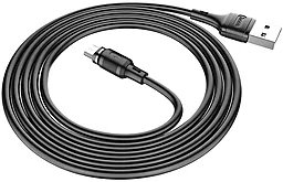 Кабель Hoco X52 Sereno USB-A - micro USB 12w 2.4a 1м cable Black - мініатюра 5 Кабель Hoco X52 Sereno USB-A - micro USB 12w 2.4a 1м cable Black - мініатюра 5
