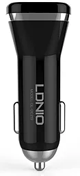 Автомобільний зарядний пристрій LDNio Double Car charger + Lightning iPhone 5 Black (D L-D C21 9)