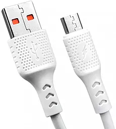 Кабель Veron M03 Silicon 12w 2.4a USB-A - micro USB Cable White - фото Кабель Veron M03 Silicon 12w 2.4a USB-A - micro USB Cable White