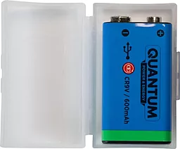 Акумулятор Quantum CR9V Li-ion USB 600mAh 1шт. 8.4 V - мініатюра 5