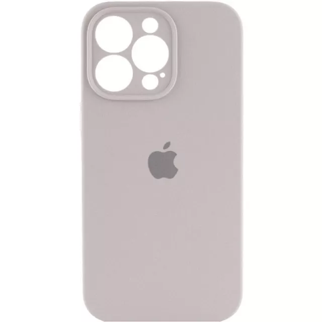 Чехол Silicone Case Full Camera для Apple iPhone 14 Pro Rock Ash - фото 1