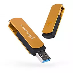 Флешка Exceleram 128GB P2 Series USB 3.1 Gen 1 (EXP2U3GOB128) Gold - мініатюра 6