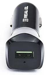 Автомобильное зарядное устройство с быстрой зарядкой REAL-EL CA-30 18W 3A Q/C USB-A Black - миниатюра 2
