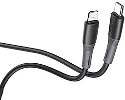 Кабель XO NB-Q226A Silicone USB Type-C - Lightning 27w 3a 1м PD сable Black
