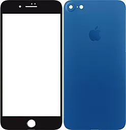 Защитное стекло TOTO 2,5D Full cover iPhone 7 Blue (front and back) (F_46526)