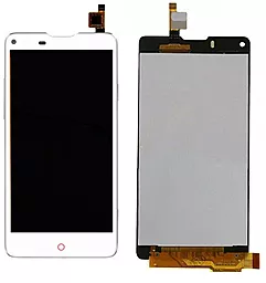 Дисплей ZTE Nubia Z5S Mini (NX405H) с тачскрином, White - фото Дисплей ZTE Nubia Z5S Mini (NX405H) с тачскрином, White
