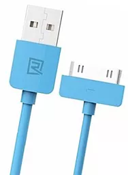 Кабель USB Remax Light Dock Cable Blue (RC-006i4) - миниатюра 2