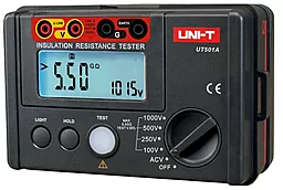 Мегаомметр UNI-T UT501A - фото Мегаомметр UNI-T UT501A
