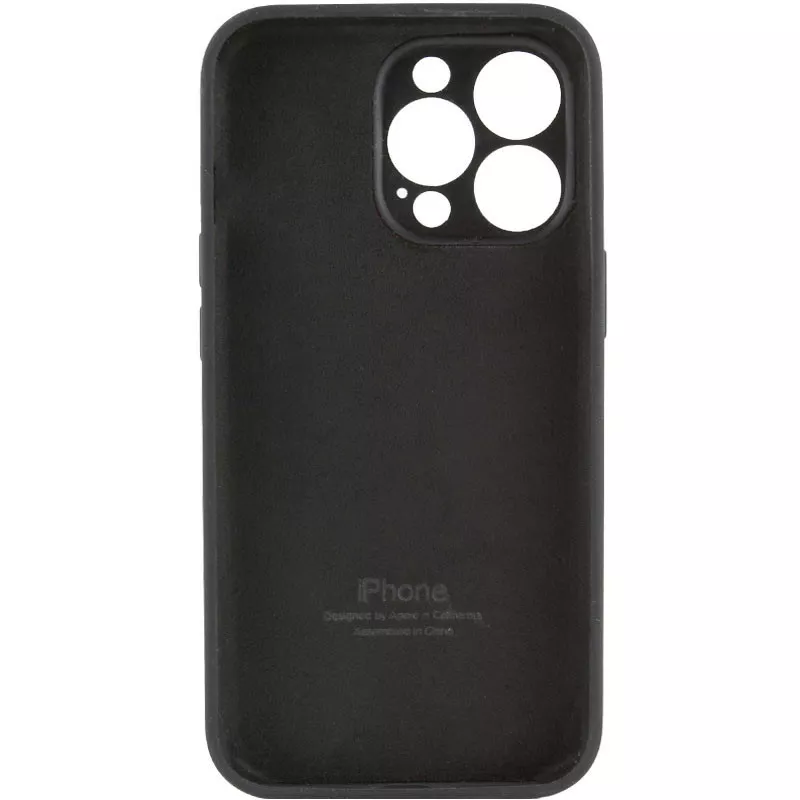 Чохол Silicone Case Full Camera для Apple iPhone 14 Pro Max  Black - фото 2