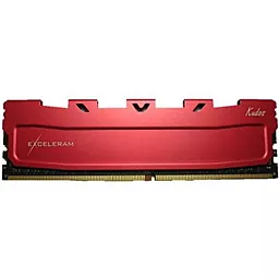Оперативна пам'ять Exceleram DDR4 8GB 2800 MHz Red Kudos (EKRED4082817A)