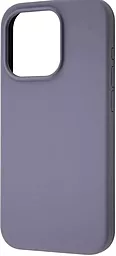 Чохол Wave Full Silicone Cover для Apple iPhone 15 Lavender Gray