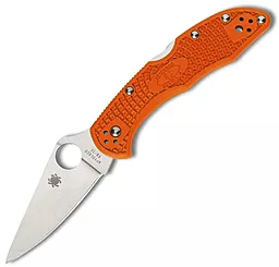 Нож Spyderco Delica 4 Flat Ground (C11FPOR) - фото Нож Spyderco Delica 4 Flat Ground (C11FPOR)