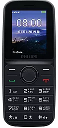 Мобильный телефон Philips Xenium E109 Dual Sim Black (CTE109BK_00) - фото Мобильный телефон Philips Xenium E109 Dual Sim Black (CTE109BK_00)