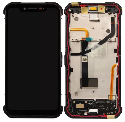 Дисплей Blackview BV9600 з тачскріном і рамкою, оригінал, Black - фото 1