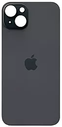 Задняя крышка корпуса Apple iPhone 15 Plus (small hole) Black - фото Задняя крышка корпуса Apple iPhone 15 Plus (small hole) Black