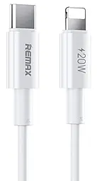 Кабель Remax RC-C123 Dofon Series USB Type-C - Lightning 20w 3a 2м PD cable White - фото Кабель Remax RC-C123 Dofon Series USB Type-C - Lightning 20w 3a 2м PD cable White