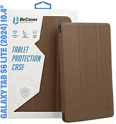 Чехол для планшета BeCover Smart Case для Samsung Galaxy Tab S6 Lite 2024 10.4" P620, P625, P627 Brown (710814) - фото Чехол для планшета BeCover Smart Case для Samsung Galaxy Tab S6 Lite 2024 10.4" P620, P625, P627 Brown (710814)