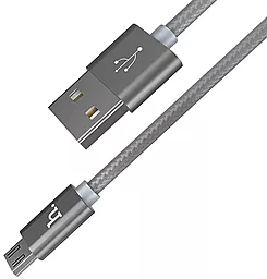 Кабель USB Hoco X2 Rapid Braided micro USB Cable Tarnish - миниатюра 2