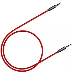 Аудіо кабель Baseus Yiven M30 AUX mini Jack 3.5mm M/M Cable 1.5 м black/red (CAM30-C91) - мініатюра 4