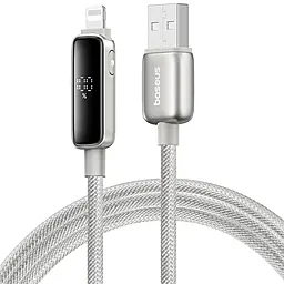 Кабель Baseus Vipow USB Type-C - Lightning 20w 3a 2м PD cable Silver (P10381801851-01) - фото Кабель Baseus Vipow USB Type-C - Lightning 20w 3a 2м PD cable Silver (P10381801851-01)